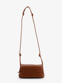 Bottega Veneta Women Notturno Clutch Bag With Leather Shoulder Strap