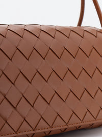 Bottega Veneta Women Notturno Clutch Bag With Leather Shoulder Strap