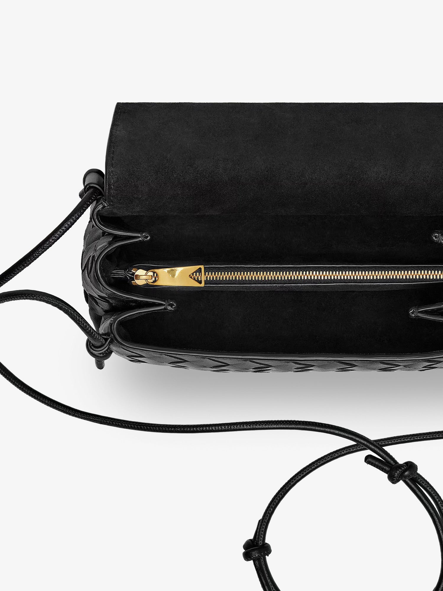 BOTTEGA VENETA Bottega Veneta Women Notturno Clutch Bag With Leather Shoulder Strap