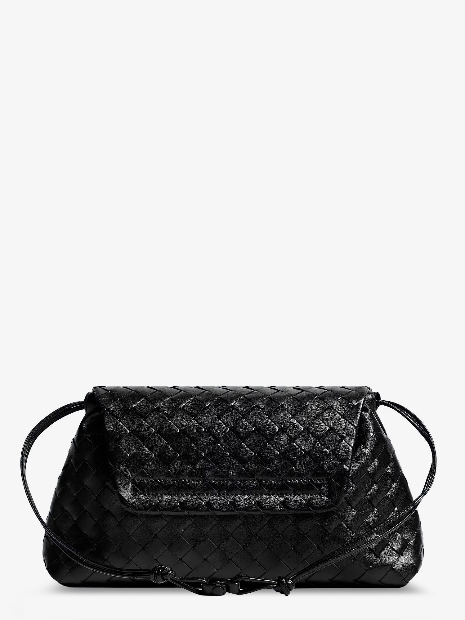 Bottega Veneta Women Leather Shoulder Bag With Intrecciato Pattern