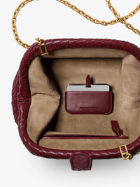 Bottega Veneta Women Lauren 1980 Intrecciato Leather Handbag