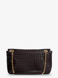 Bottega Veneta Women Madison Leather Shoulder Bag With Knot Detail