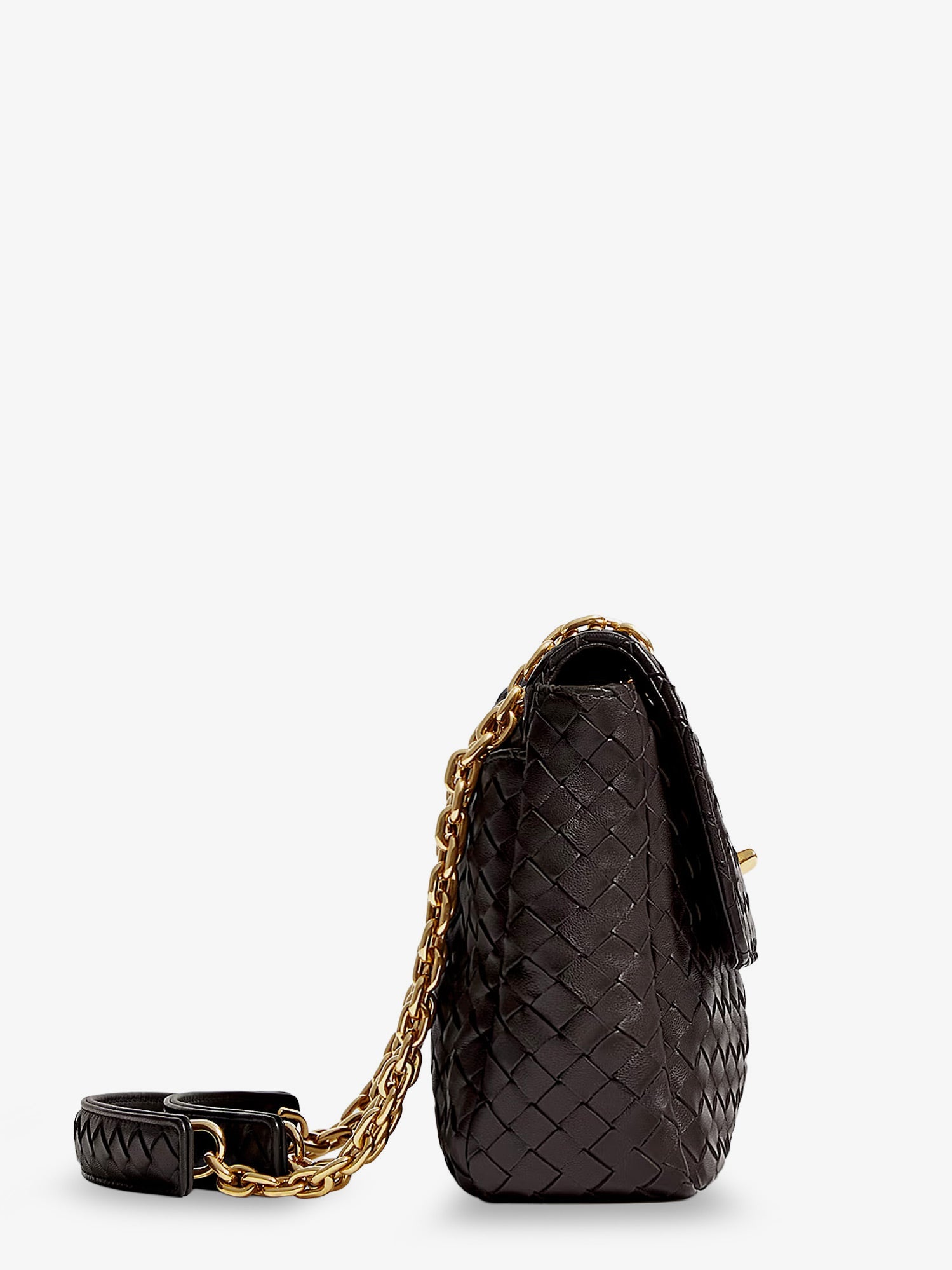 Bottega Veneta Women Madison Leather Shoulder Bag With Knot Detail