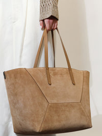 BRUNELLO CUCINELLI Brunello Cucinelli Women Bc Duo Suede Shoulder Bag With Engraved Logo