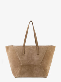 BRUNELLO CUCINELLI Brunello Cucinelli Women Bc Duo Suede Shoulder Bag With Engraved Logo