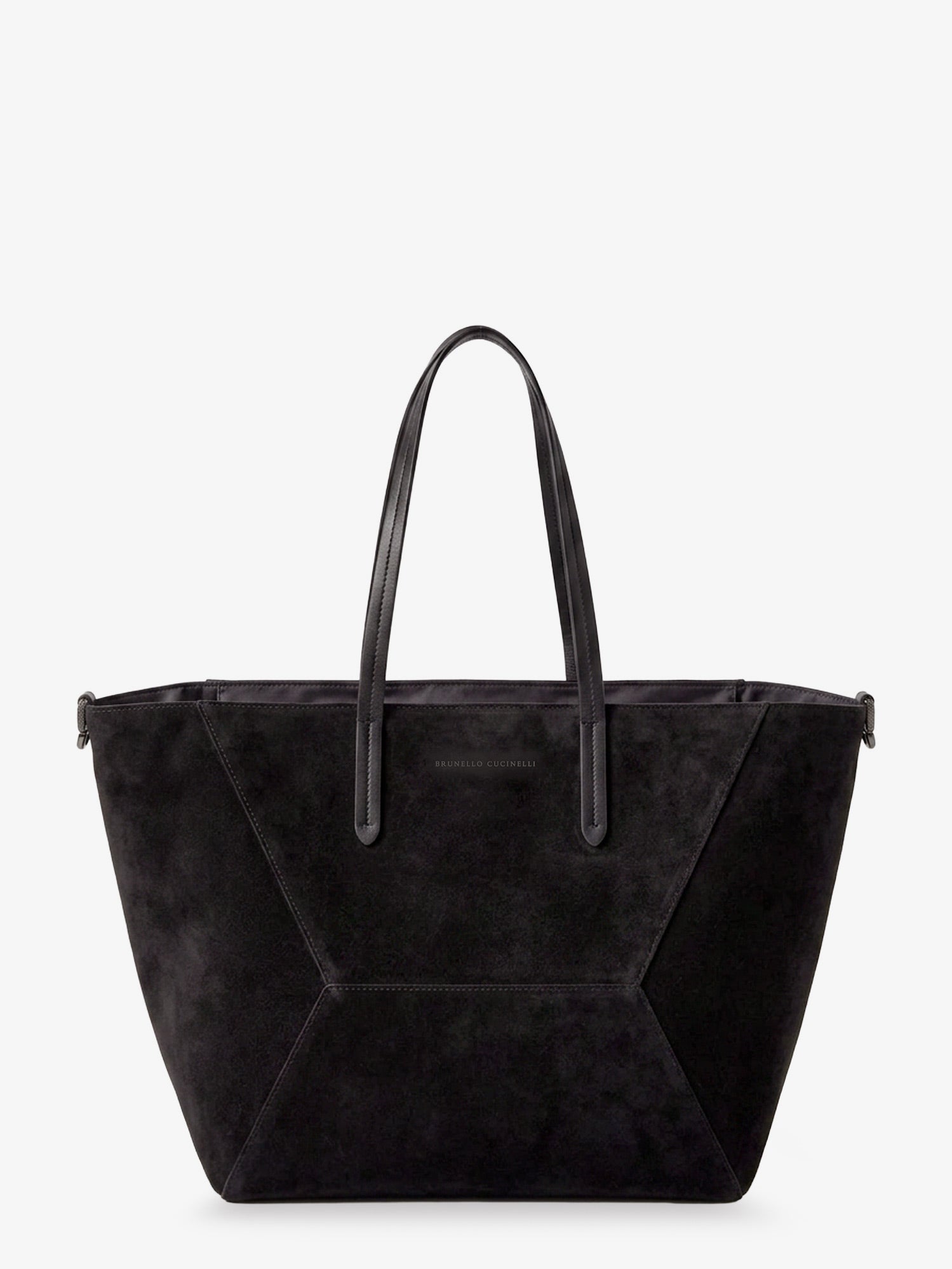 BRUNELLO CUCINELLI Brunello Cucinelli Women Bc Duo Suede Shoulder Bag With Engraved Logo