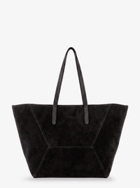 BRUNELLO CUCINELLI Brunello Cucinelli Women Bc Duo Suede Shoulder Bag With Engraved Logo