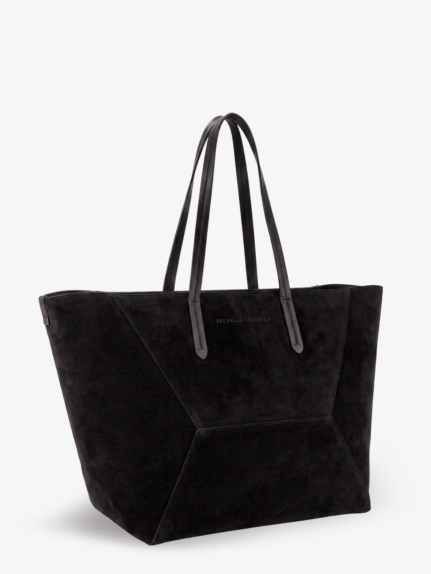 BRUNELLO CUCINELLI Brunello Cucinelli Women Bc Duo Suede Shoulder Bag With Engraved Logo