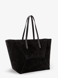 BRUNELLO CUCINELLI Brunello Cucinelli Women Bc Duo Suede Shoulder Bag With Engraved Logo