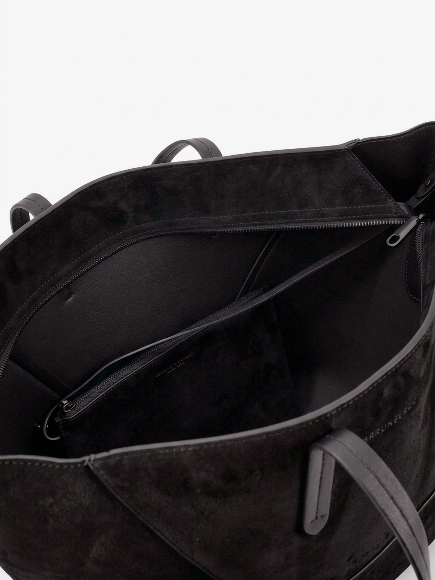 BRUNELLO CUCINELLI Brunello Cucinelli Women Bc Duo Suede Shoulder Bag With Engraved Logo
