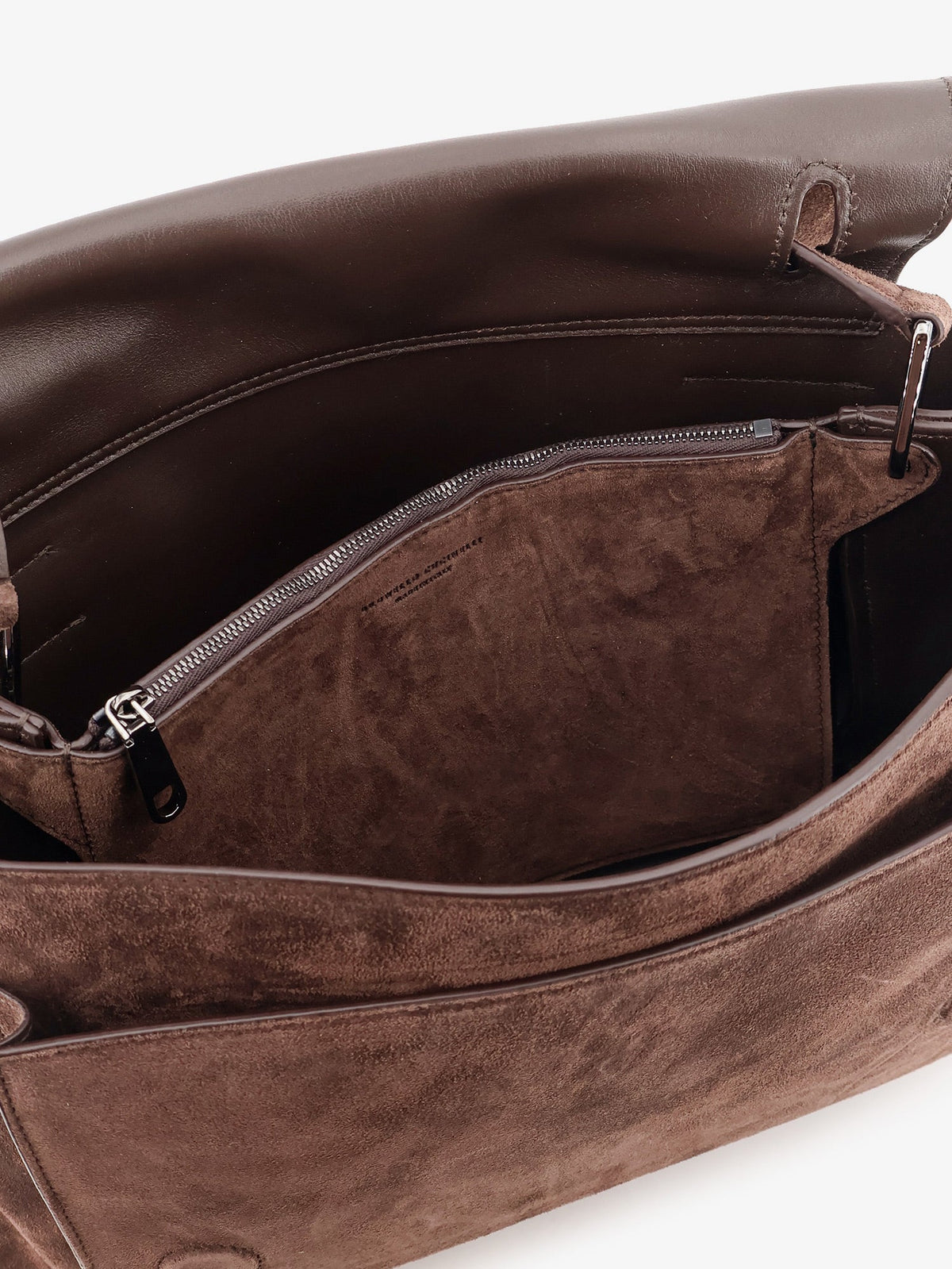 Brunello Cucinelli Women Suede Crossbody Bag With Monili Details