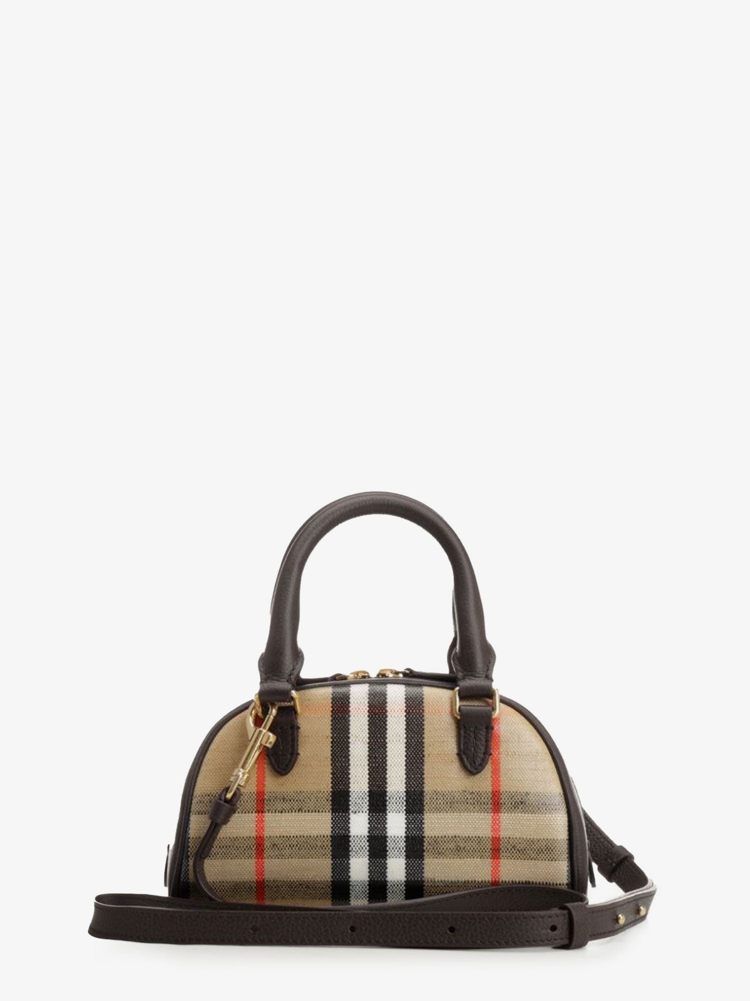 BURBERRY Burberry Women Highlands Mini Bowling Www Crossbody Bag