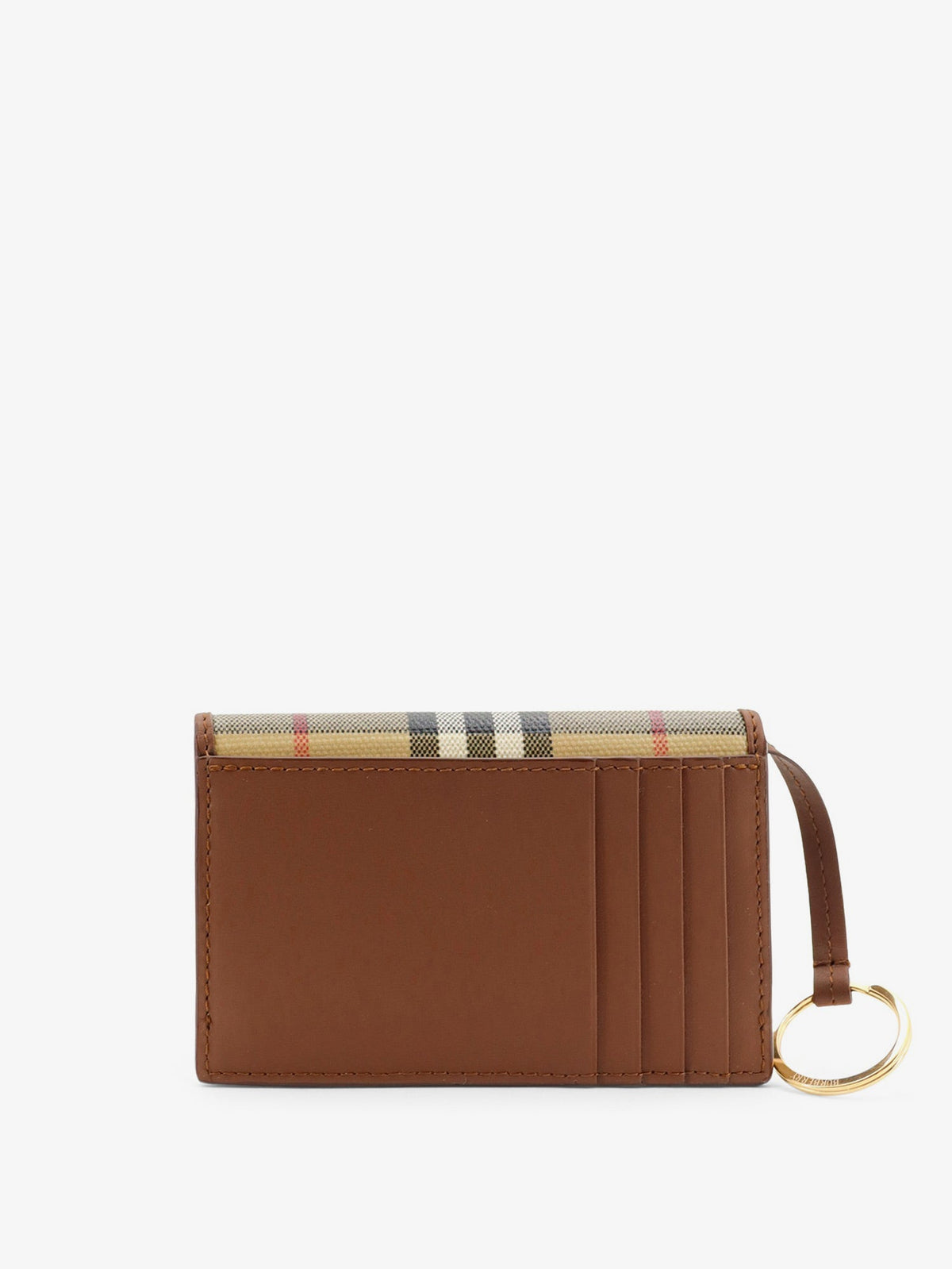 BURBERRY Burberry Women Coated Canvas Wallet With Check Pattern