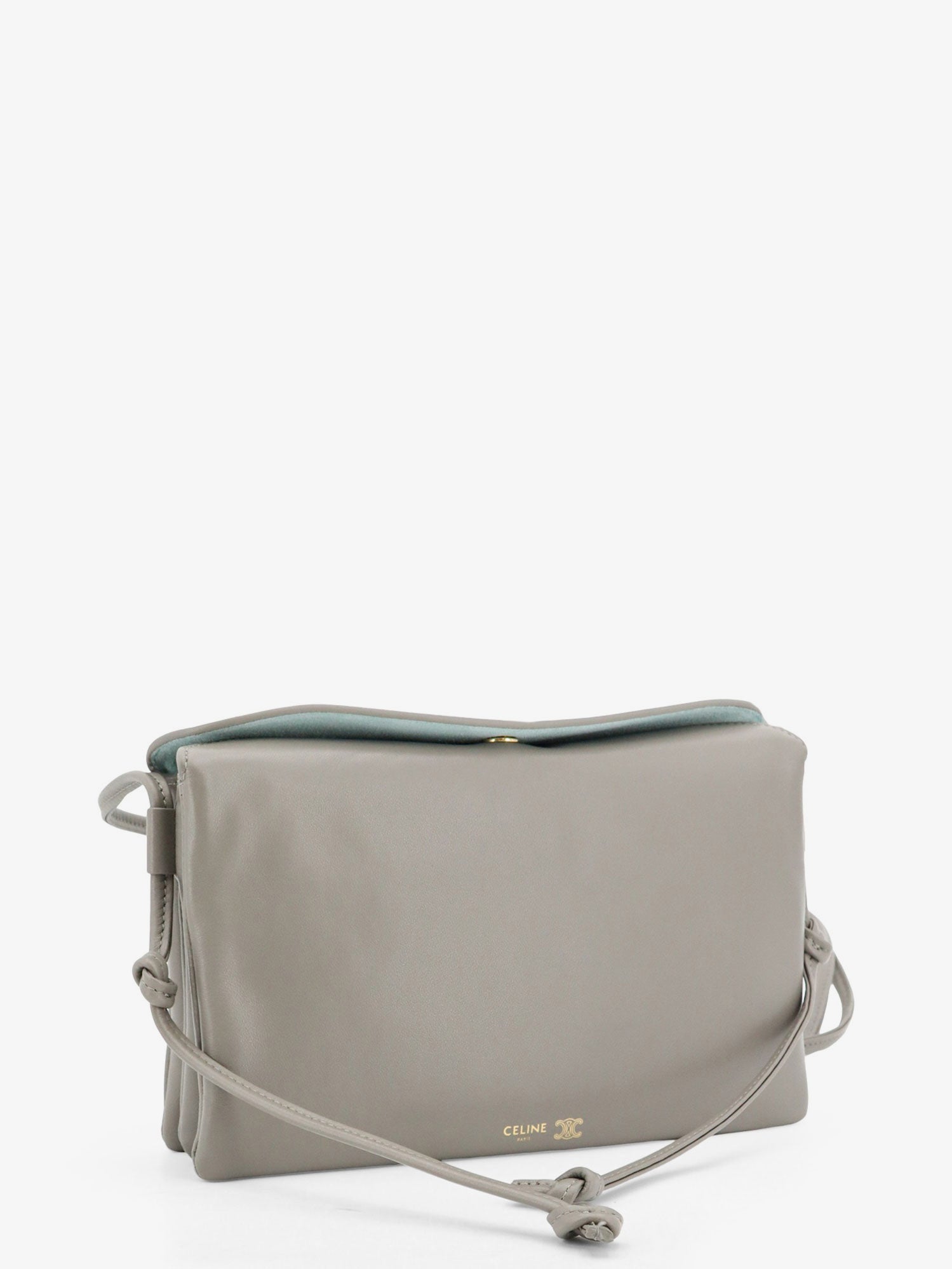 CELINE Celine Women Trio Leather Crossbody Bag