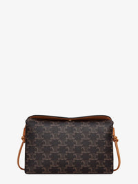 Celine Women Triomphe Canvas Trio Crossbody Bag