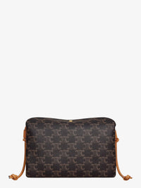 Celine Women Triomphe Canvas Trio Crossbody Bag