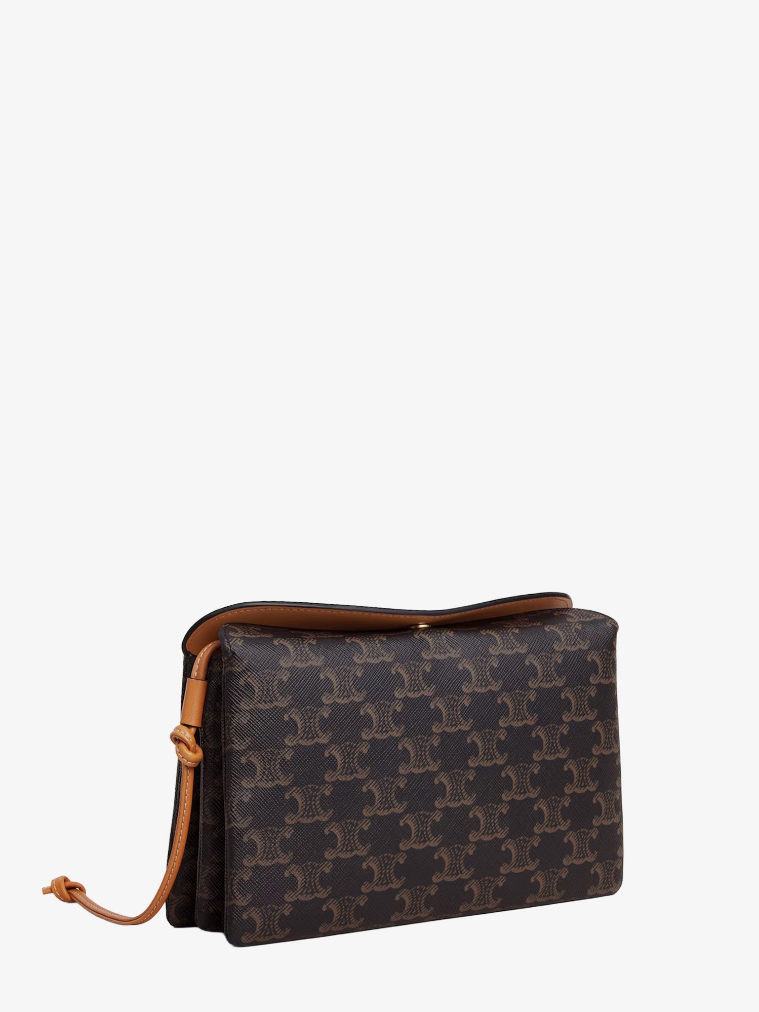 Celine Women Triomphe Canvas Trio Crossbody Bag