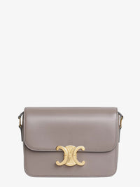 Celine Women Teen Triomphe Leather Crossbody Bag