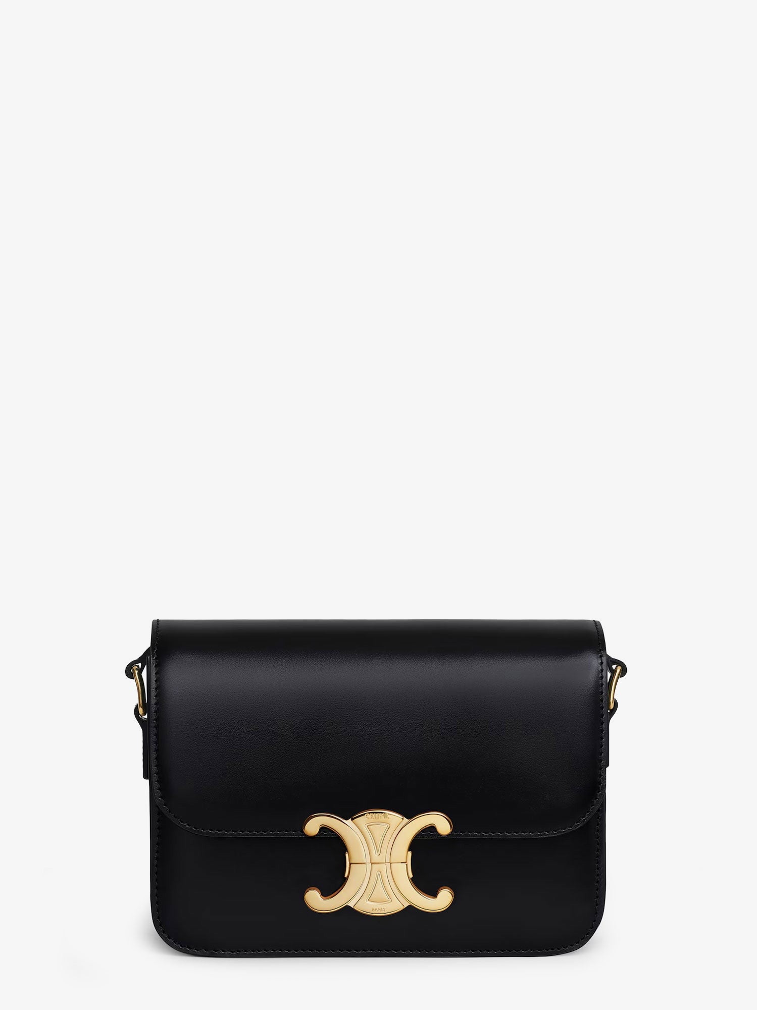 CELINE Celine Women Teen Triomphe Leather Crossbody Bag