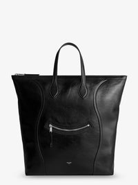 CELINE Celine Men Cabas Leather Shopping Bag With Front Logo