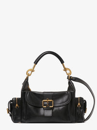 Chloe' Women Carry Shiny Buffalo Leather Shoulder Bag