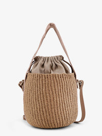 Chloe' Women Woody Raffia Bucket Bag
