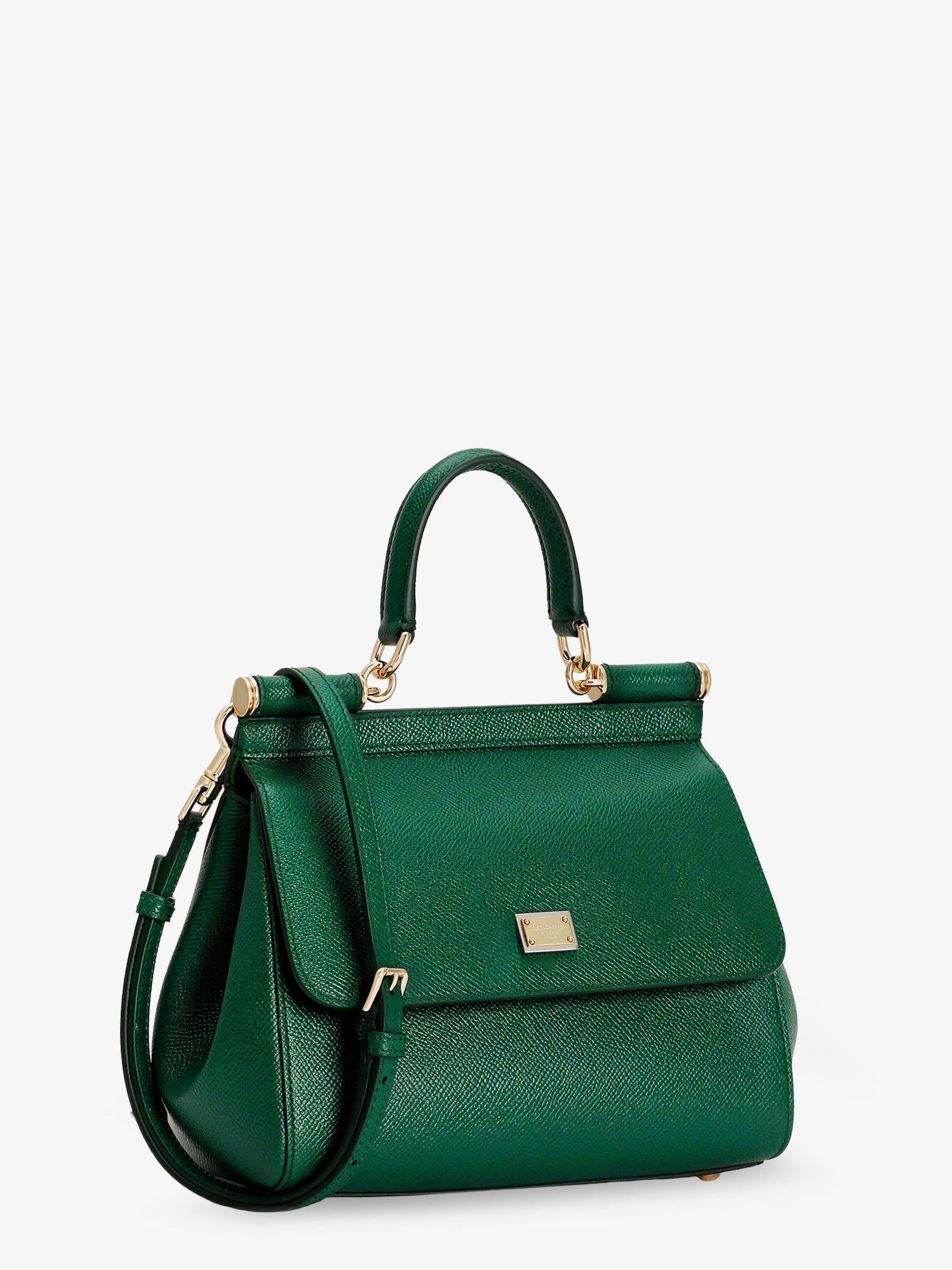 Dolce & Gabbana Women Sicily Leather Crossbody Bag