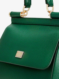 Dolce & Gabbana Women Sicily Leather Crossbody Bag