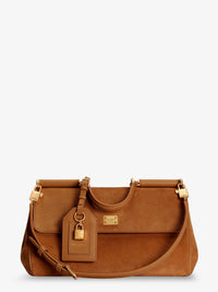 DOLCE & GABBANA Dolce & Gabbana Women My Sicily Suede Shoulder Bag
