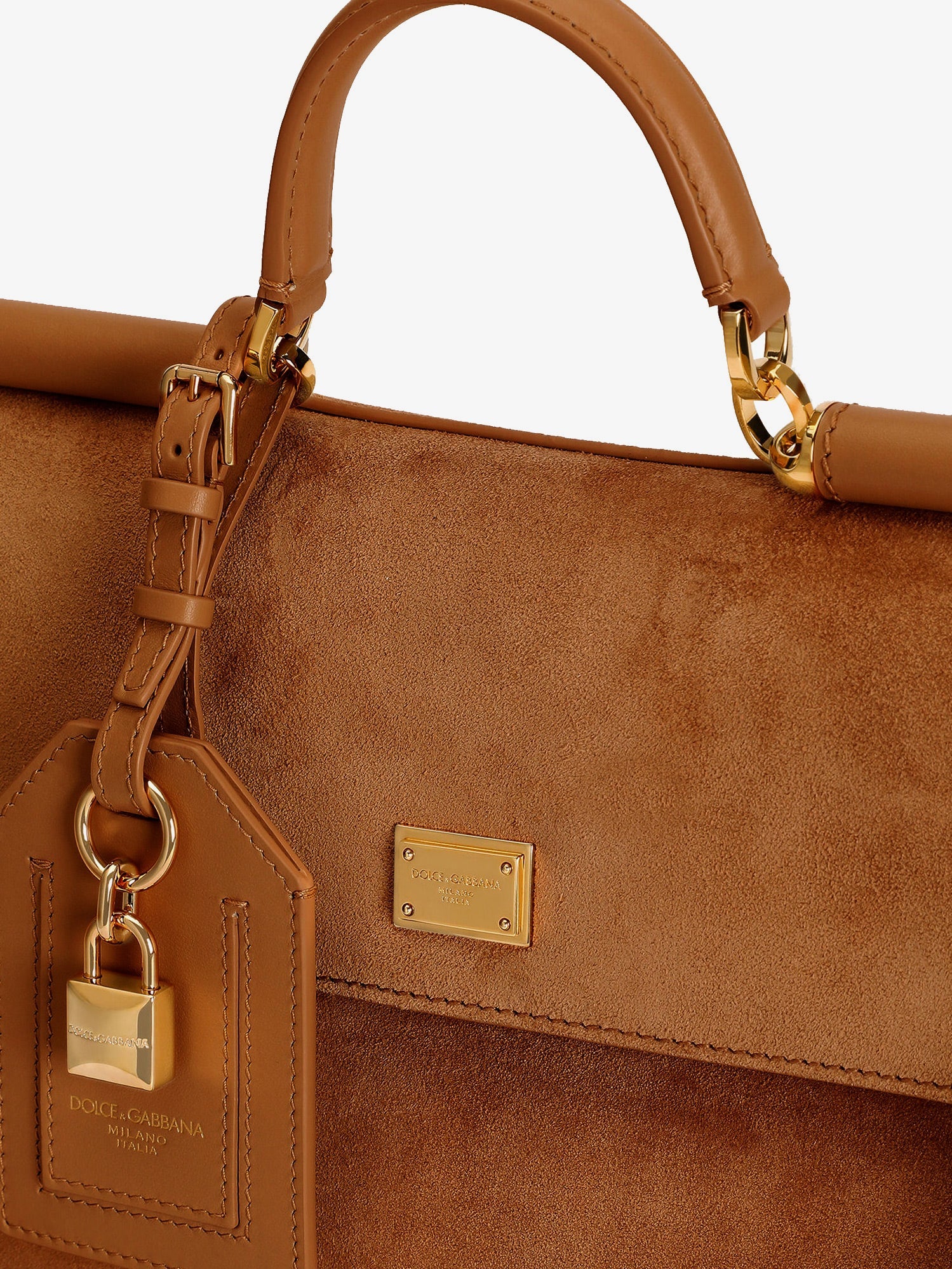 DOLCE & GABBANA Dolce & Gabbana Women My Sicily Suede Shoulder Bag