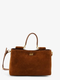 Dolce & Gabbana Women Vittoria Suede Crossbody Bag