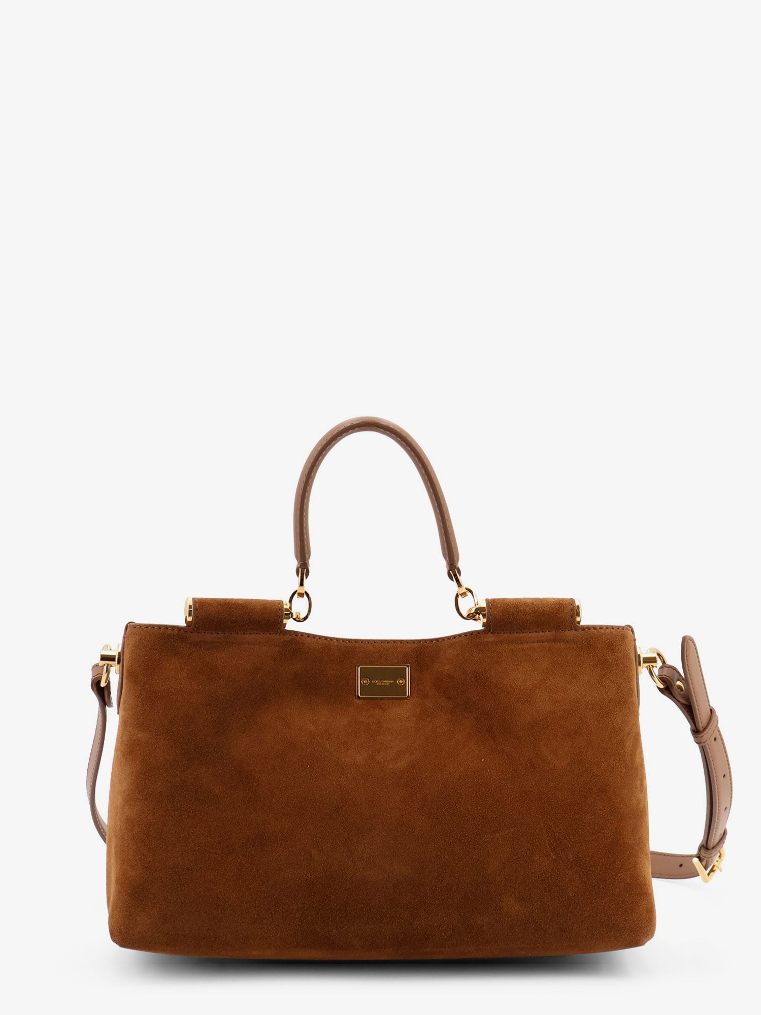 Dolce & Gabbana Women Vittoria Suede Crossbody Bag