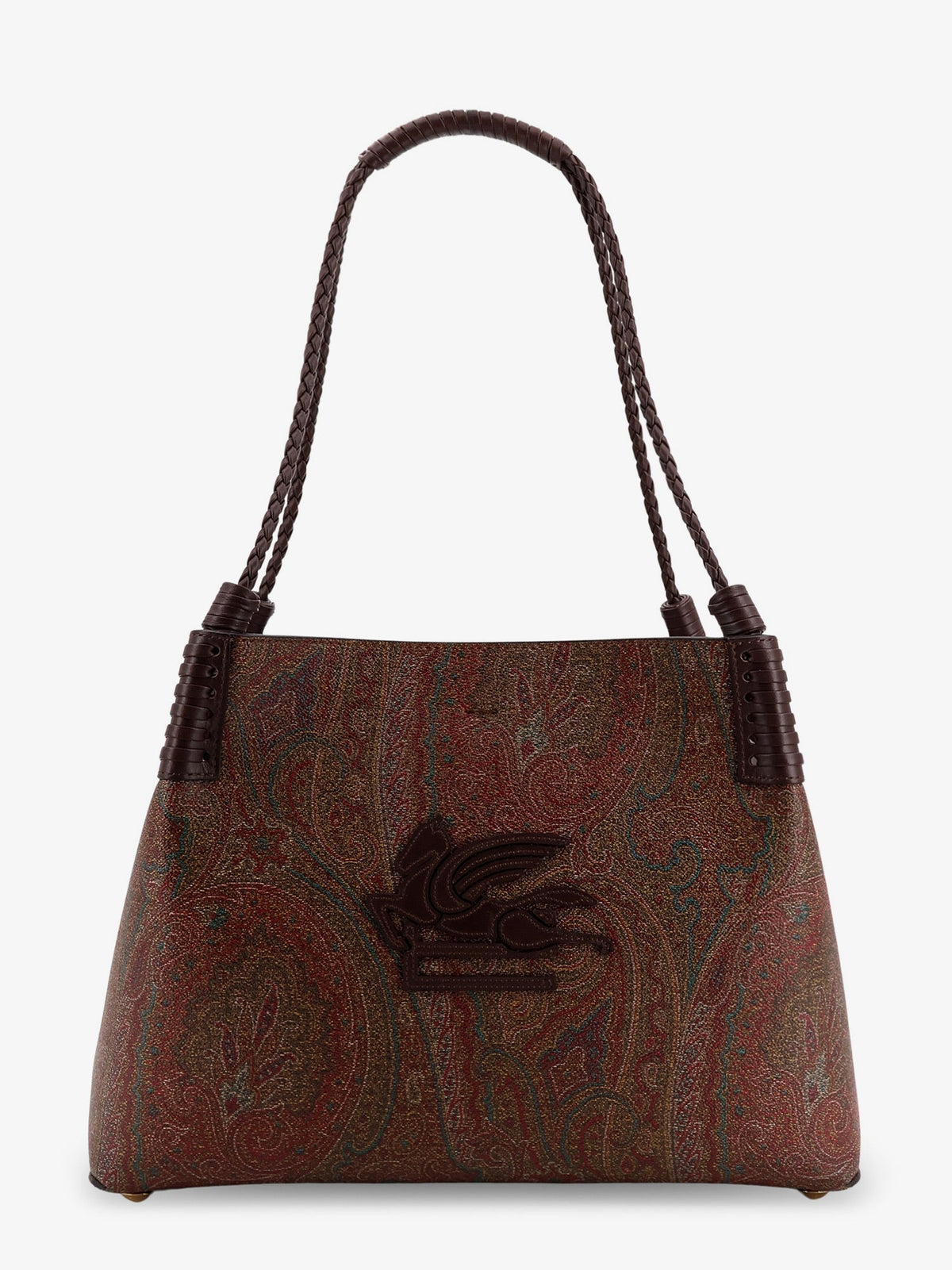 ETRO Etro Women Libra M Arnica Paisley Fabric Shopping Bag