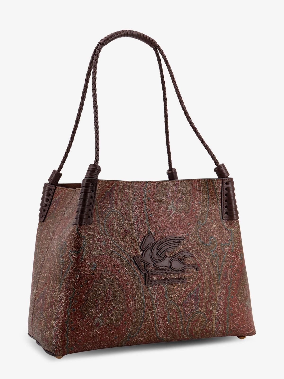 ETRO Etro Women Libra M Arnica Paisley Fabric Shopping Bag
