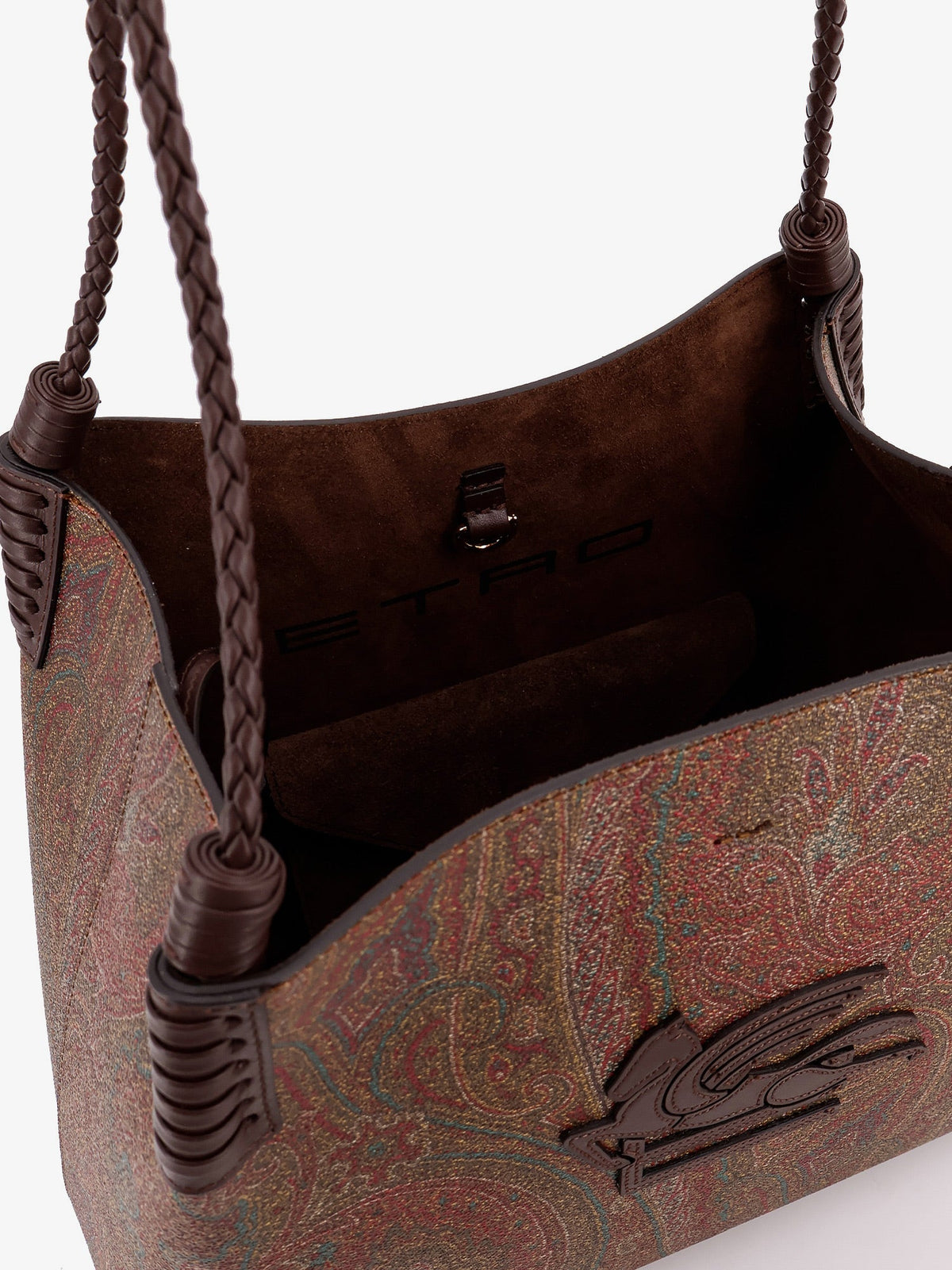 ETRO Etro Women Libra M Arnica Paisley Fabric Shopping Bag