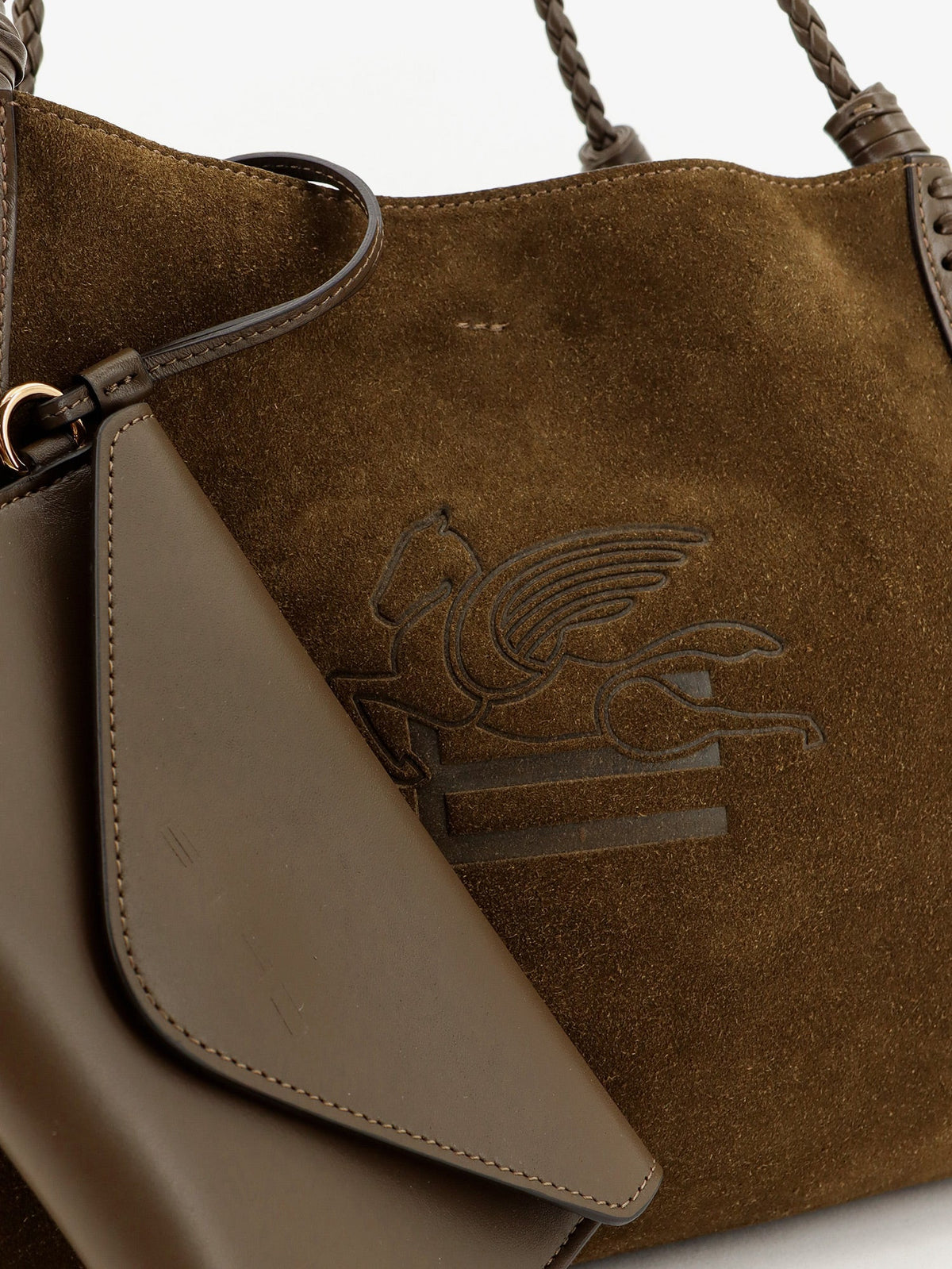 ETRO Etro Women Libra S Arnica Suede Shopping Bag