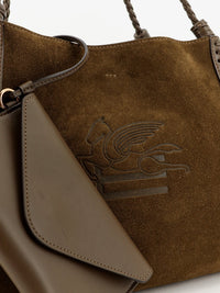 ETRO Etro Women Libra S Arnica Suede Shopping Bag
