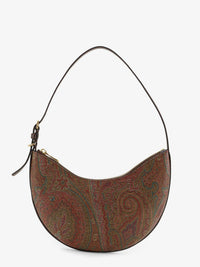 Etro Women Etro Essential S Arnica Hobo Shoulder Bag In Paisley Jacquard Fabric