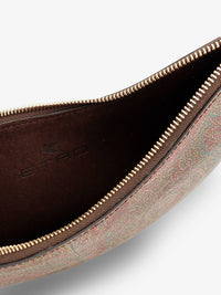 Etro Women Etro Essential S Arnica Hobo Shoulder Bag In Paisley Jacquard Fabric