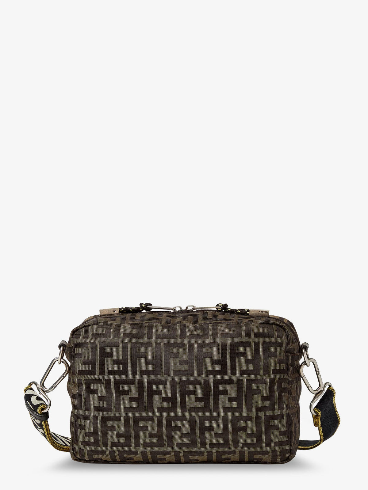 Fendi Men Camera Case Superlight Ff Zucca Fabric Crossbody Bag