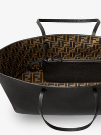 Fendi Women Medium Leather Roll Shopping Bag