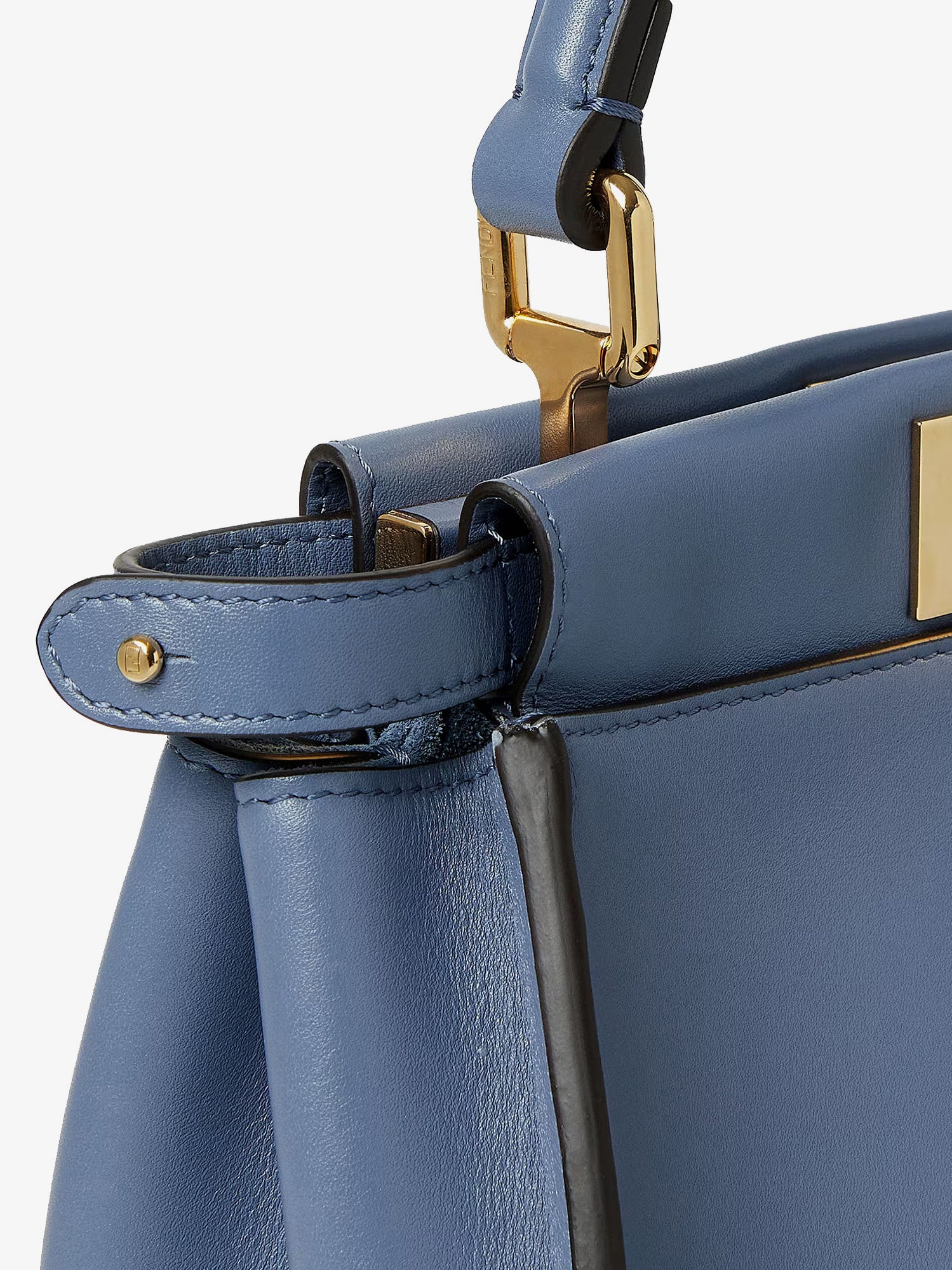 FENDI Fendi Women Peekaboo Mini Leather Handbag