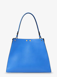 Fendi Women Fendi Way Medium Leather Shoulder Bag With Contrasting Lining