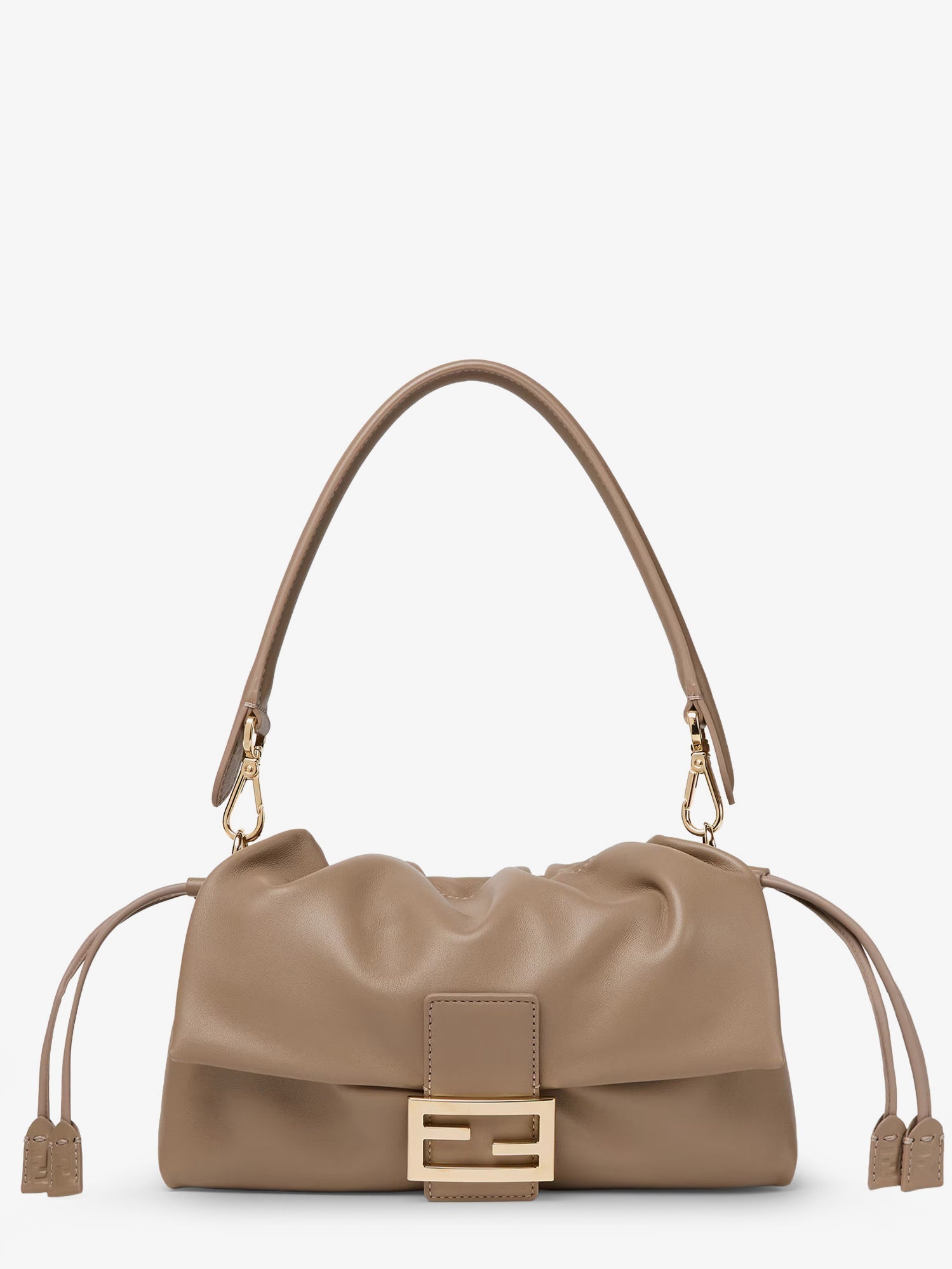 FENDI Fendi Women Baguette Soft Medium Leather Shoulder Bag