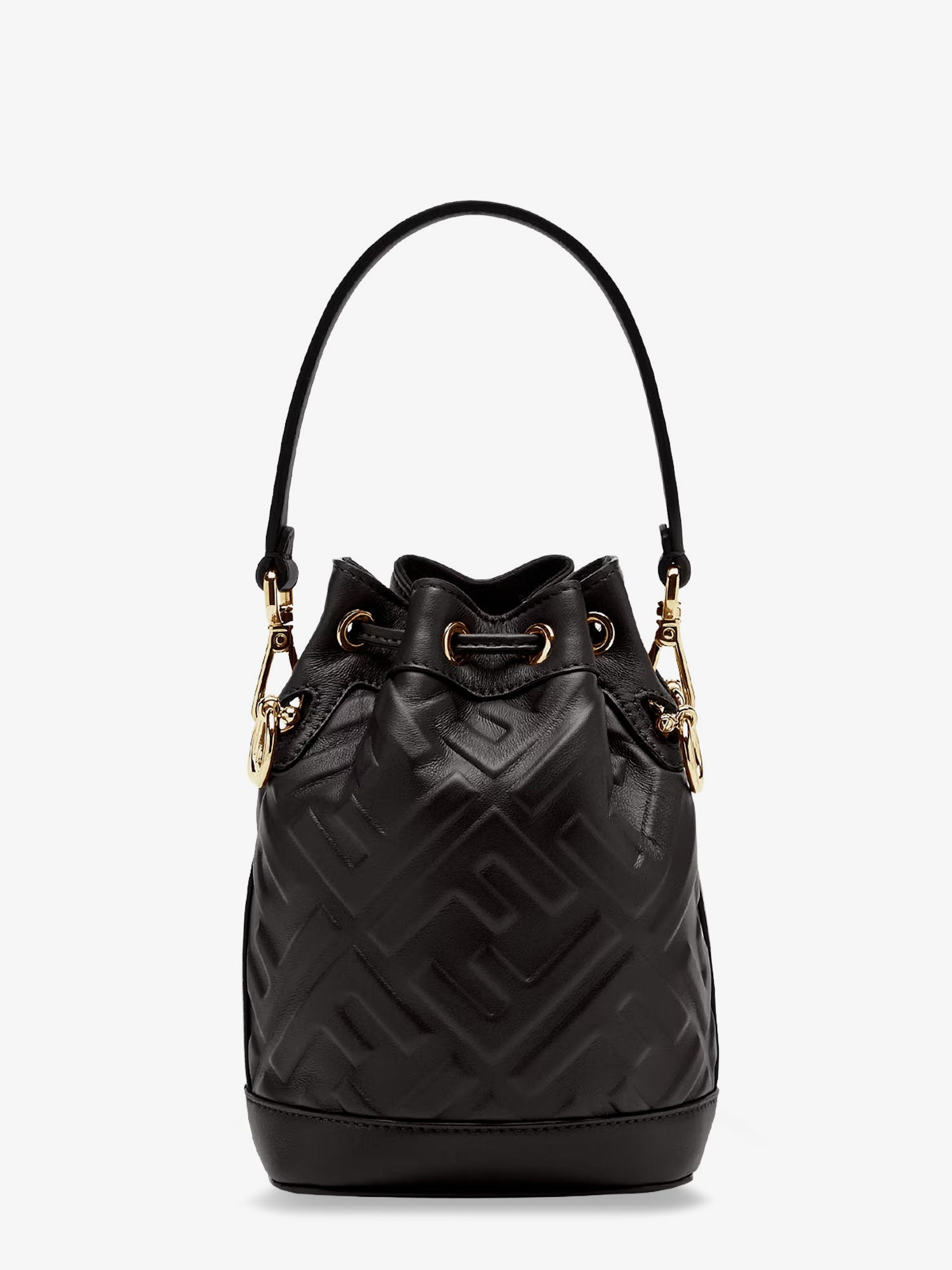 Fendi Women Mon Tresor Leather Bucket Bag