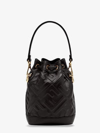 Fendi Women Mon Tresor Leather Bucket Bag