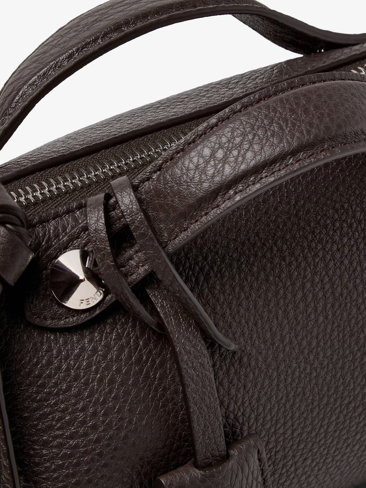 FENDI Fendi Women By The Way Hammered Leather Handbag