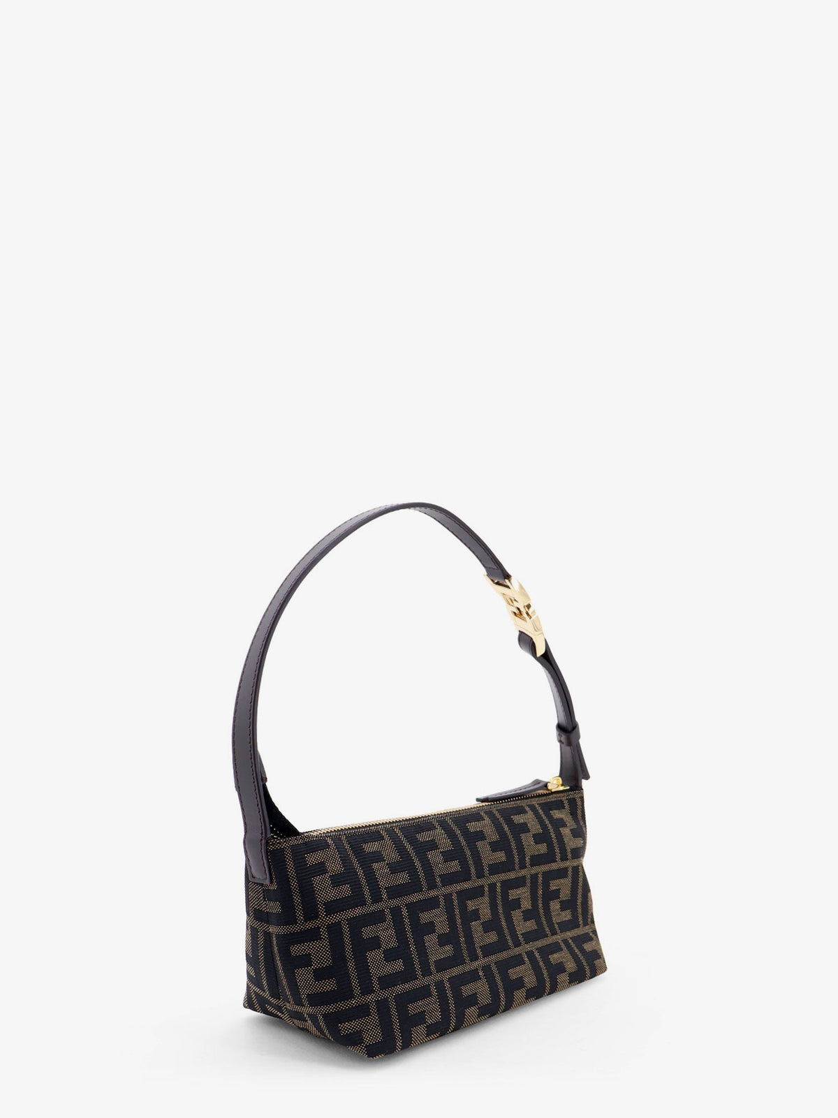 FENDI Fendi Women Vanity Pouch Ff Jacquard Fabric Small Handbag
