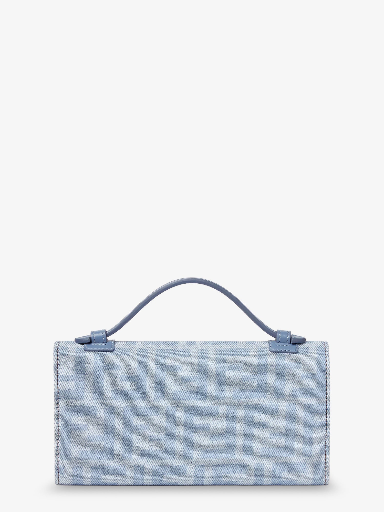 Fendi Women Baguette Continental Canvas Crossbody Bag With All-Over Ff Motif