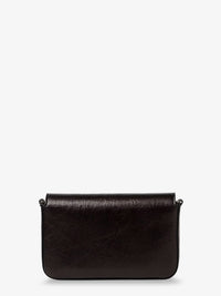 Fendi Women Crackled Leather Wallet On Chain Tube Crossbody Bag